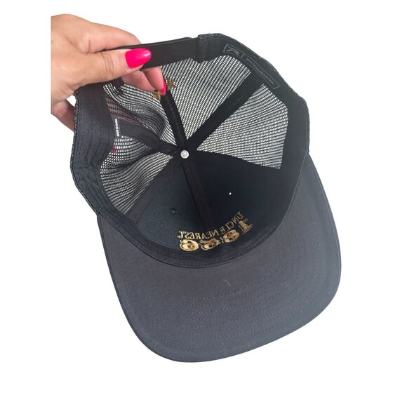 UNCLE NEAREST Premium Whiskey Black Adjustable Trucker Hat NEW NWOT - Picture 4 of 6